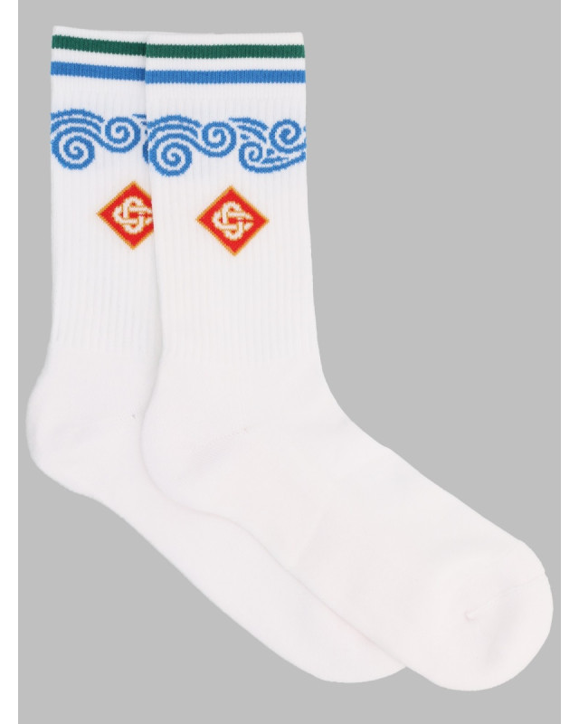 [Casablanca] Socks FW26 A-PF26-ACC-010_02WHITE