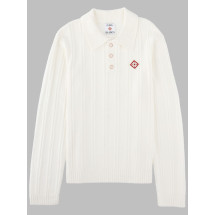 [Casablanca] Knitwear FW26 M-PF26-KW-1000_01WHITE
