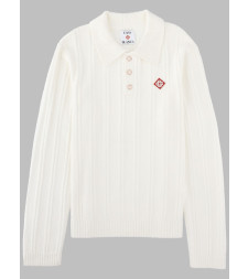 [Casablanca] Knitwear FW26 M-PF26-KW-1000_01WHITE