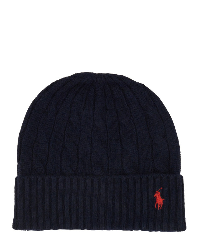 [Polo Ralph Lauren] Beanie FW26 455981442_008HUNTERNAVY