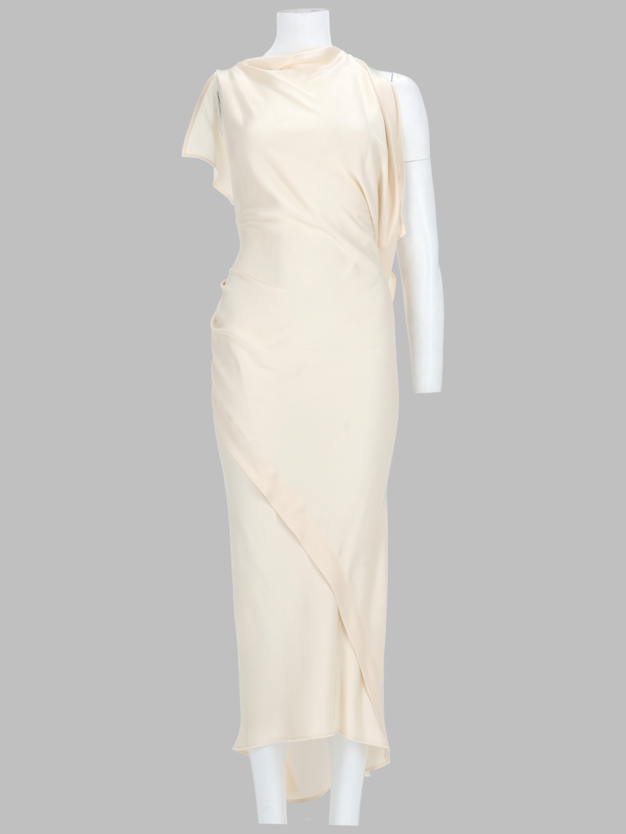 [VICTORIA BECKHAM] Short sleeve dress FW26 1326WDR007612A_ELDERFLOWER