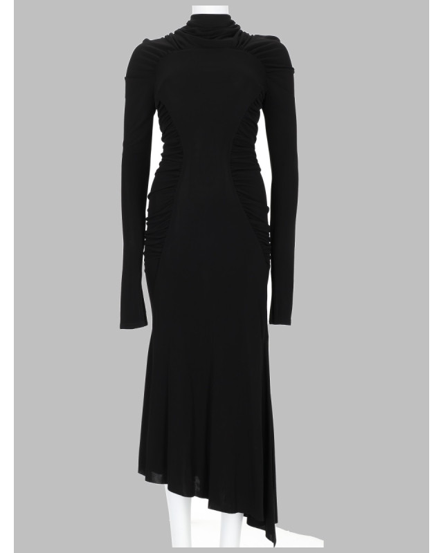 [VICTORIA BECKHAM] Long sleeve dress FW26 1326WDR007472A_BLACK