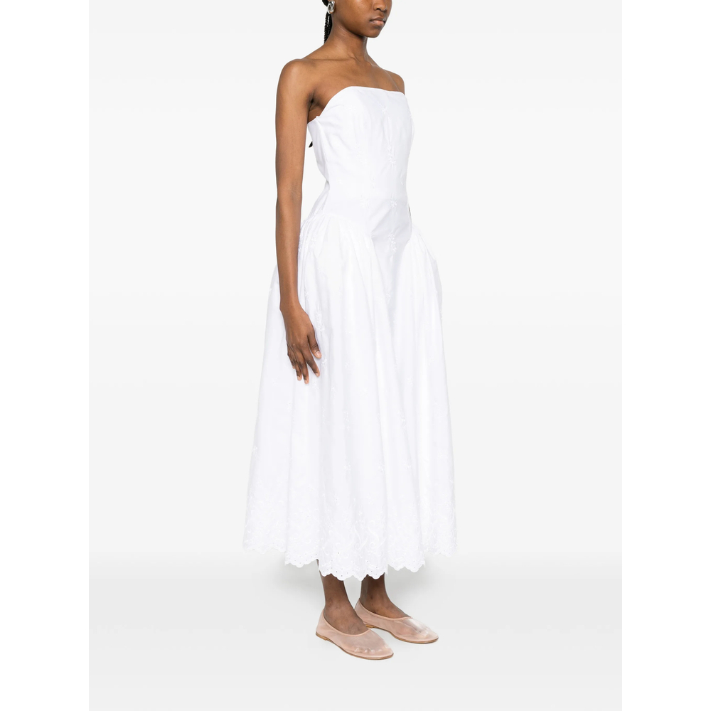 [Simone Rocha] Sleeveless dress SS26 7465 1316 WHITE