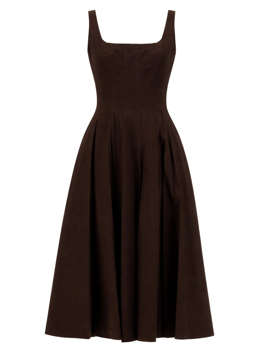 [Staud] Sleeveless dress SS26 R24F2101PO_EART