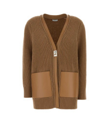 [Salvatore Ferragamo] Cardigan SS26 13H299790974 CAMEL