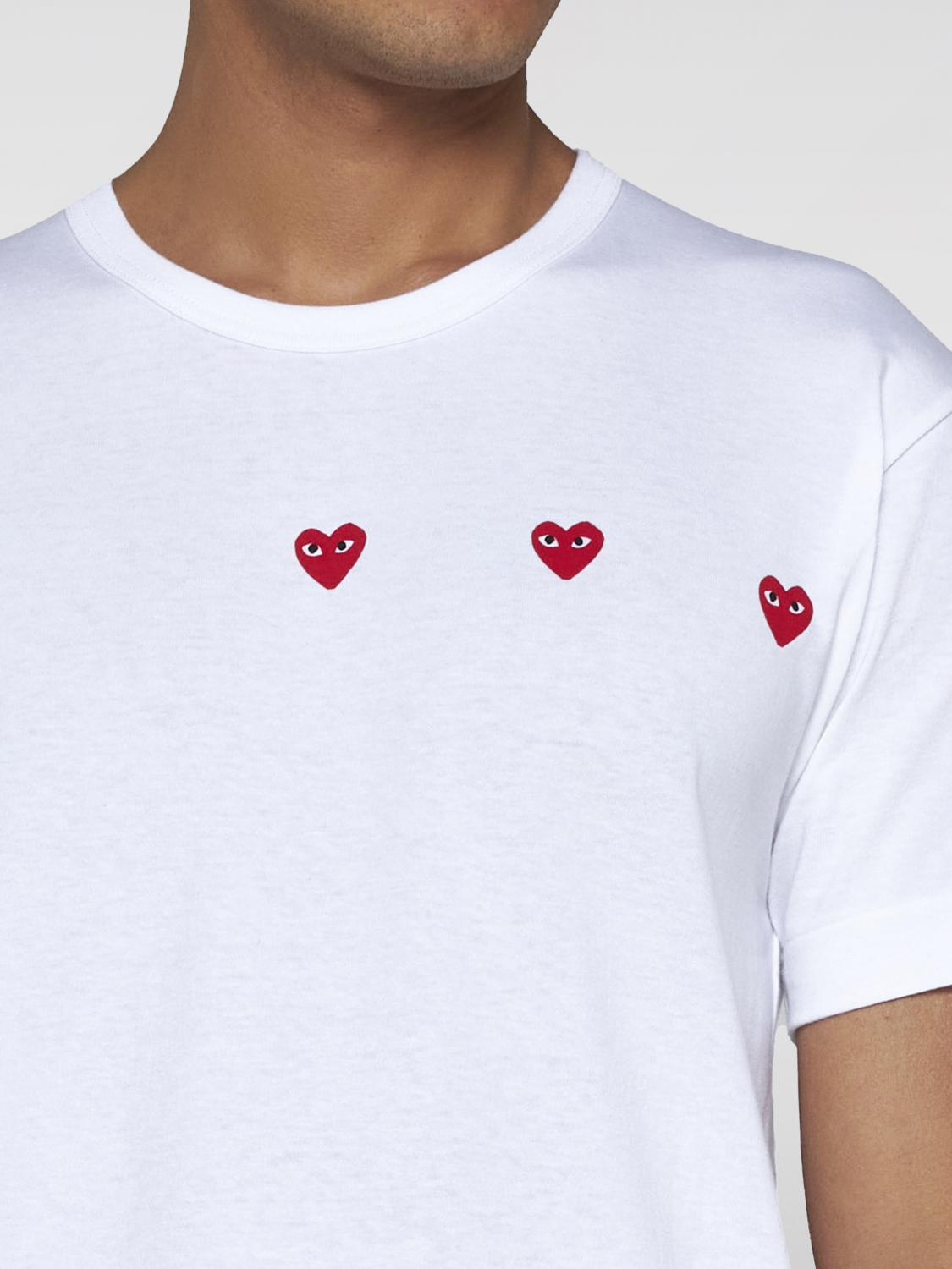 [COMME DES GARCONS PLAY] T-shirts Short Sleeve FW24 AXT337 3