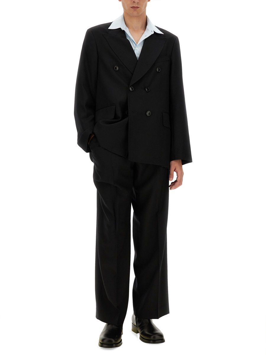 [Our Legacy] Trousers FW26 M421BBPW_BLACKPANAMAWOOL