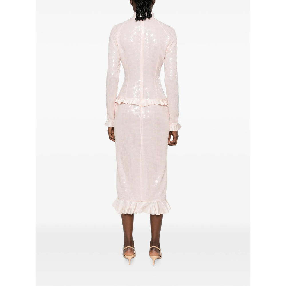 [Alessandra Rich] Long sleeve dress FW26 FABX4399 F4881 4009