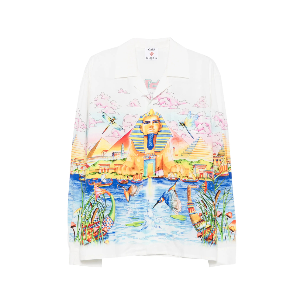 [Casablanca] Shirts Long Sleeve FW26 PF26-SH-006 04 EGYPT