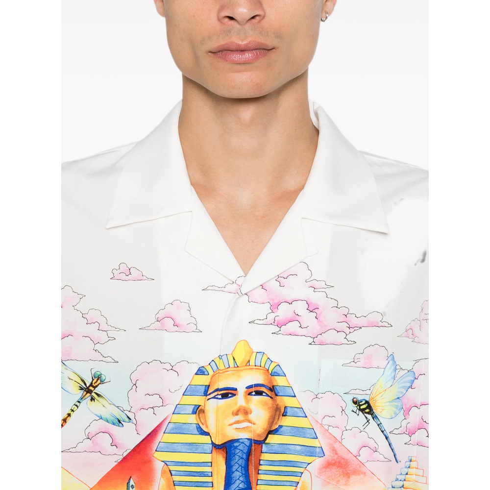 [Casablanca] Shirts Long Sleeve FW26 PF26-SH-006 04 EGYPT