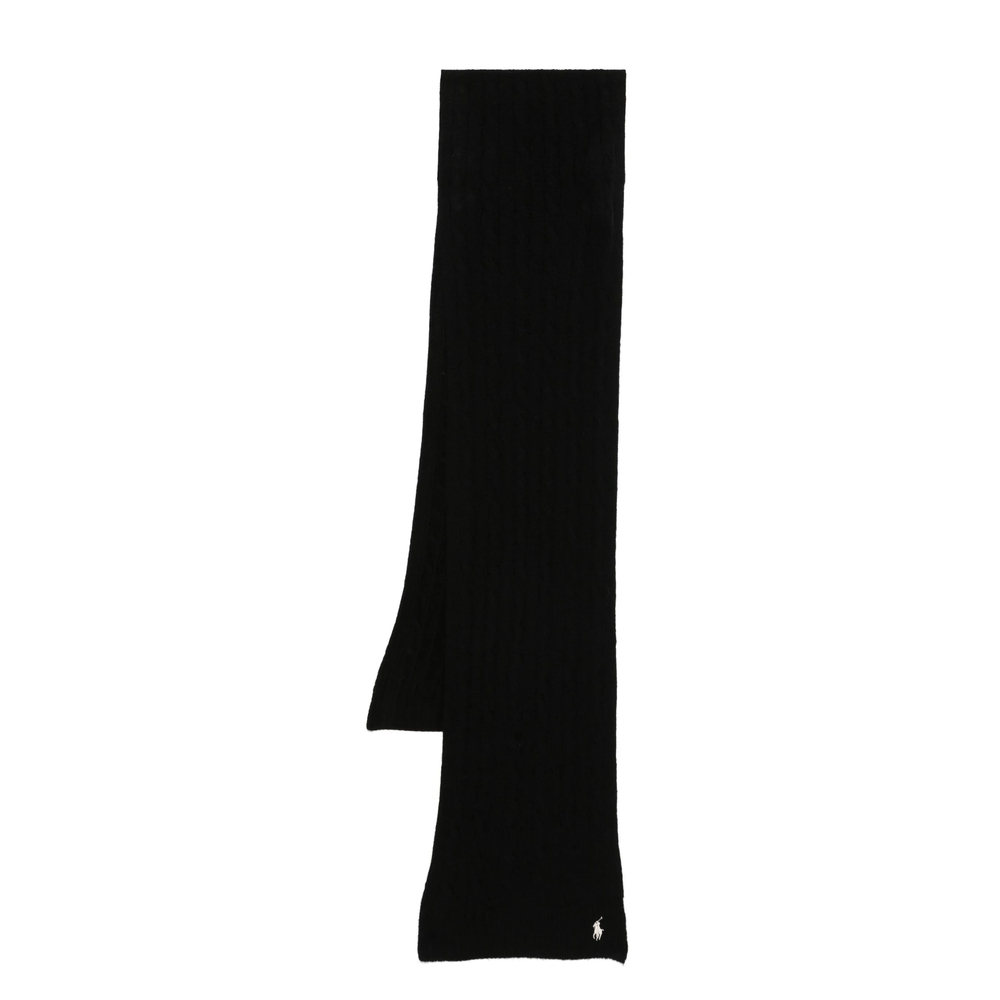 [Ralph Lauren] Scarf FW26 455956296001  BLACK