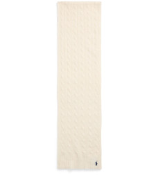 [Ralph Lauren] Scarf FW26 455956296002  CREAM