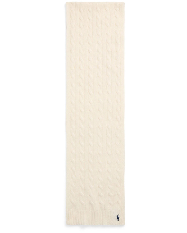 [Ralph Lauren] Scarf FW26 455956296002  CREAM