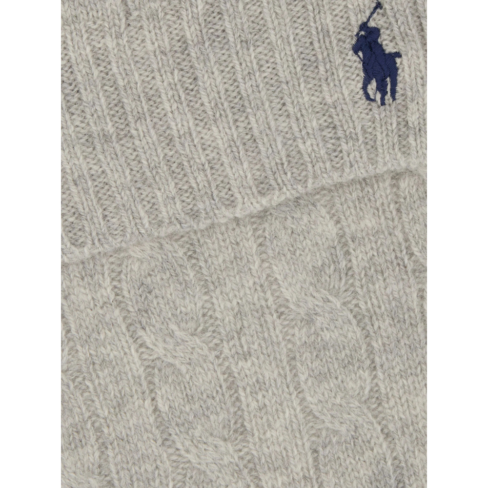 [Ralph Lauren] Scarf FW26 455956296004  SGREY