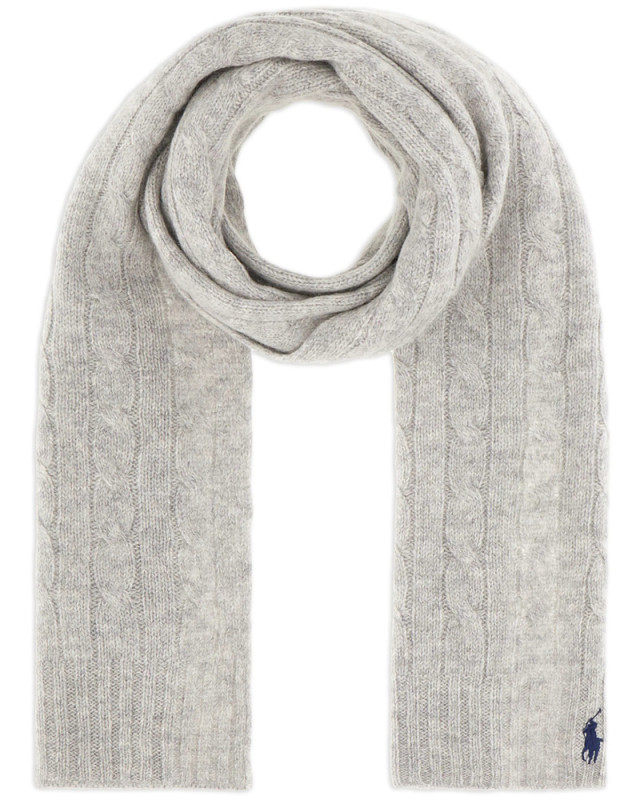 [Ralph Lauren] Scarf FW26 455956296004  SGREY