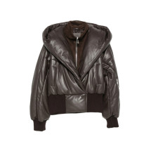 [The Attico] Leather Jacket FW26 261WCB00127 LBT169AA 204