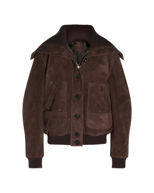 [The Attico] Bomber jacket FW26 261WCB00130 LBT144AA 204