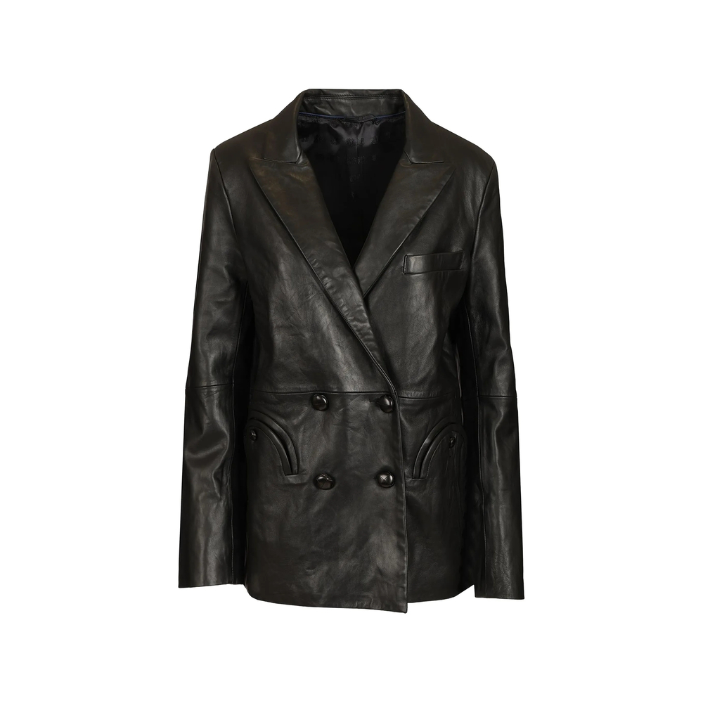 [Blaze Milano] Leather Jacket FW26 BZEND01 VBI  N000