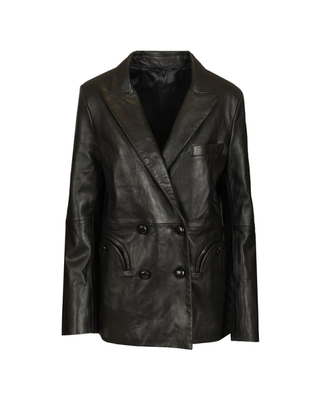 [Blaze Milano] Leather Jacket FW26 BZEND01 VBI  N000