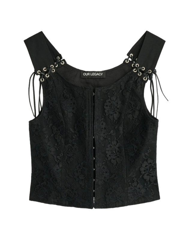 [Our Legacy] Tank top SS26 W2262TSB  BLACK
