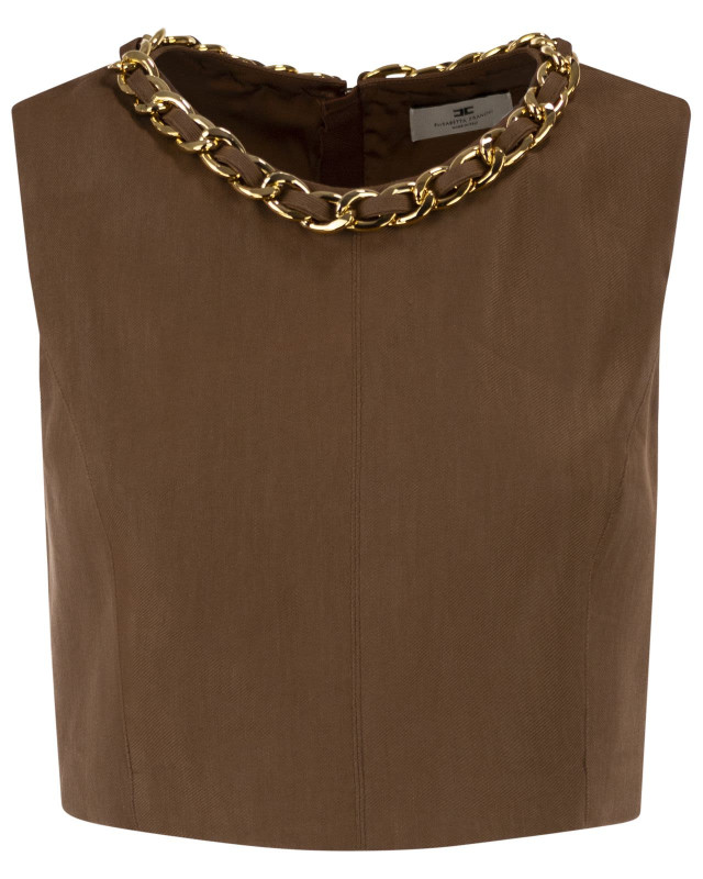[ELISABETTA FRANCHI] Tank top SS26 TO06062E2 600