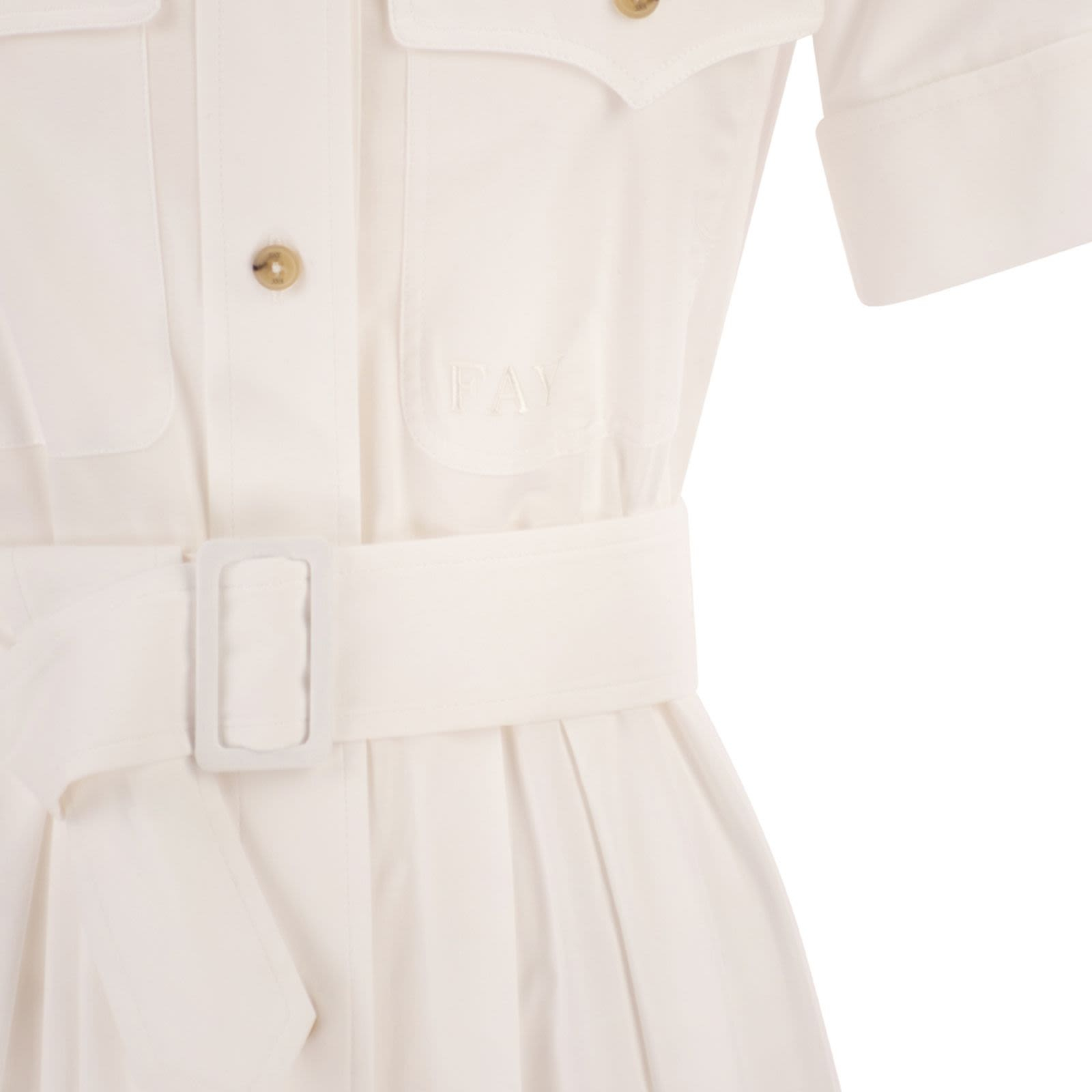 [Fay] Short sleeve dress SS26 N8WE352603SZDHB001