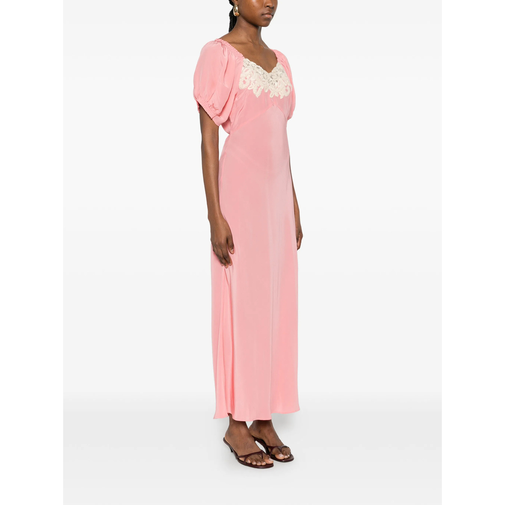 [Rixo] Short sleeve dress SS26 ILARIA  PINK