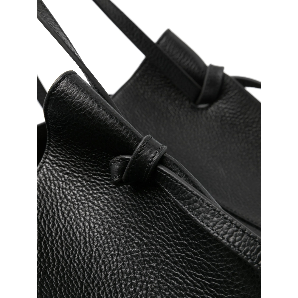 [YUZEFI] Shoulder bag FW26 LARGE MOCHI LEATHER BLACK