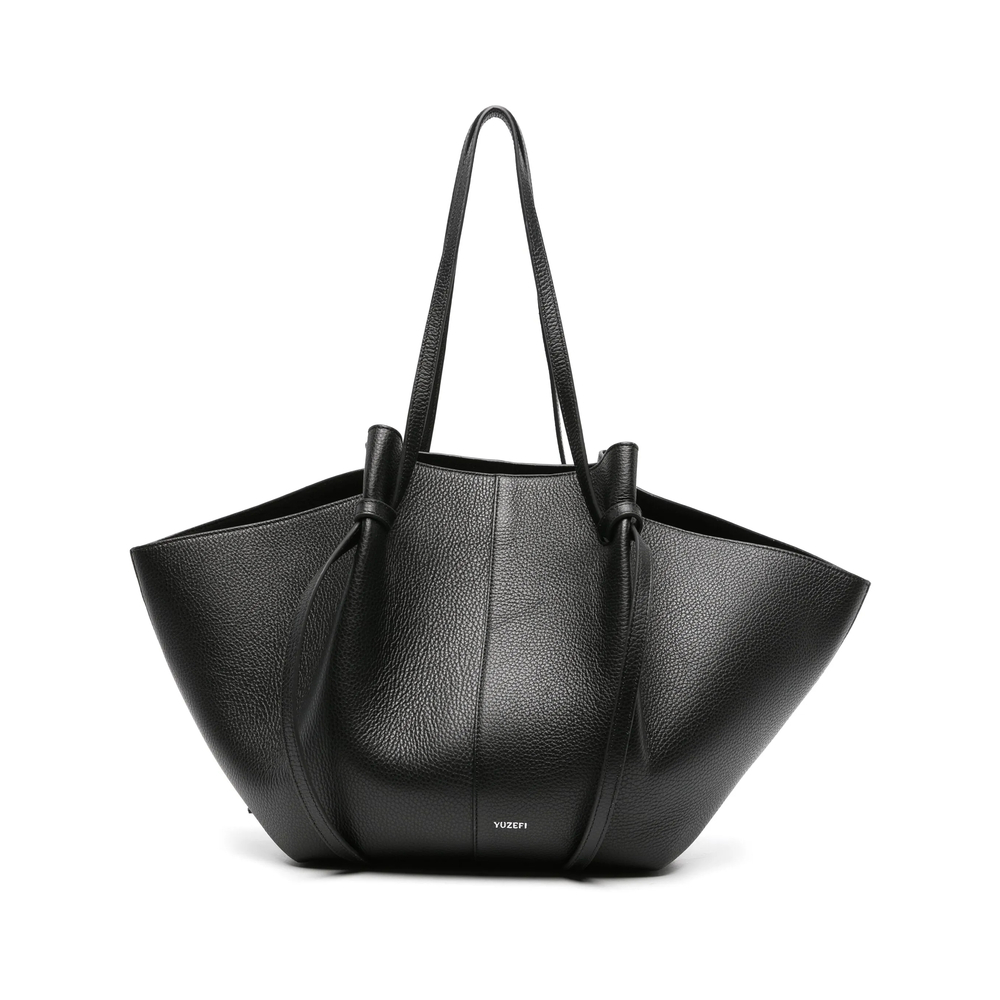 [YUZEFI] Shoulder bag FW26 LARGE MOCHI LEATHER BLACK