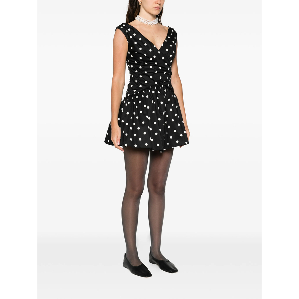 [Self-portrait] Sleeveless dress SS26 RS26-209S-B  BLACK