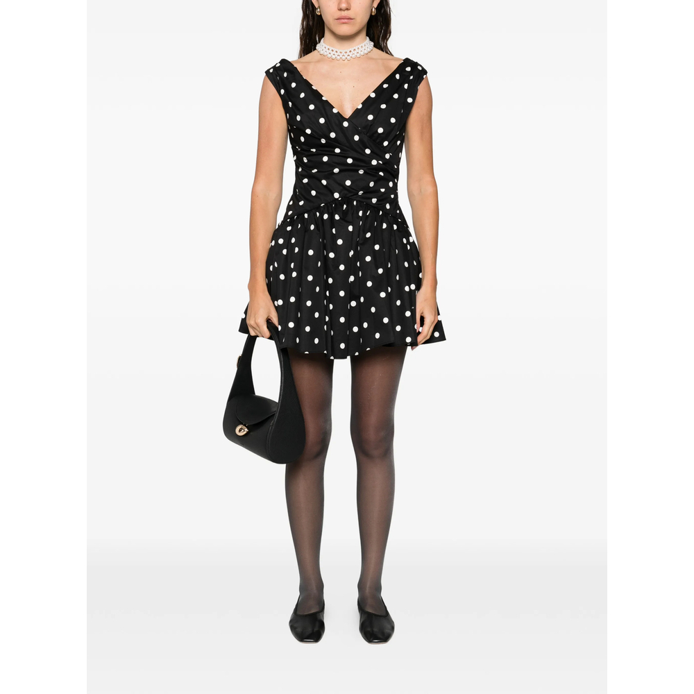 [Self-portrait] Sleeveless dress SS26 RS26-209S-B  BLACK