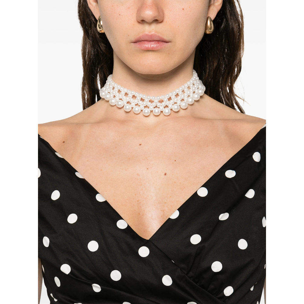 [Self-portrait] Sleeveless dress SS26 RS26-209S-B  BLACK