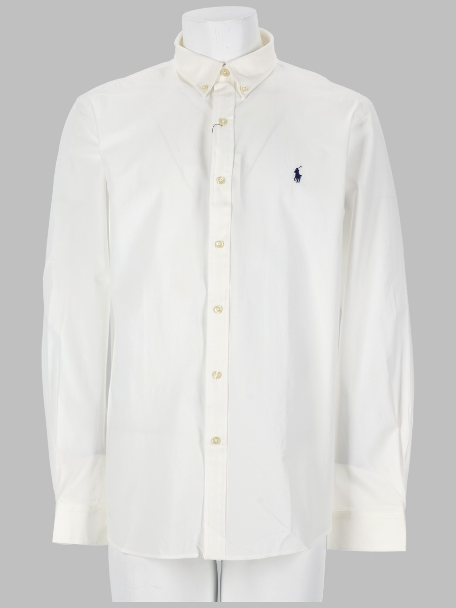 [Polo Ralph Lauren] Shirts Long Sleeve FW26 710928254_002WHITE