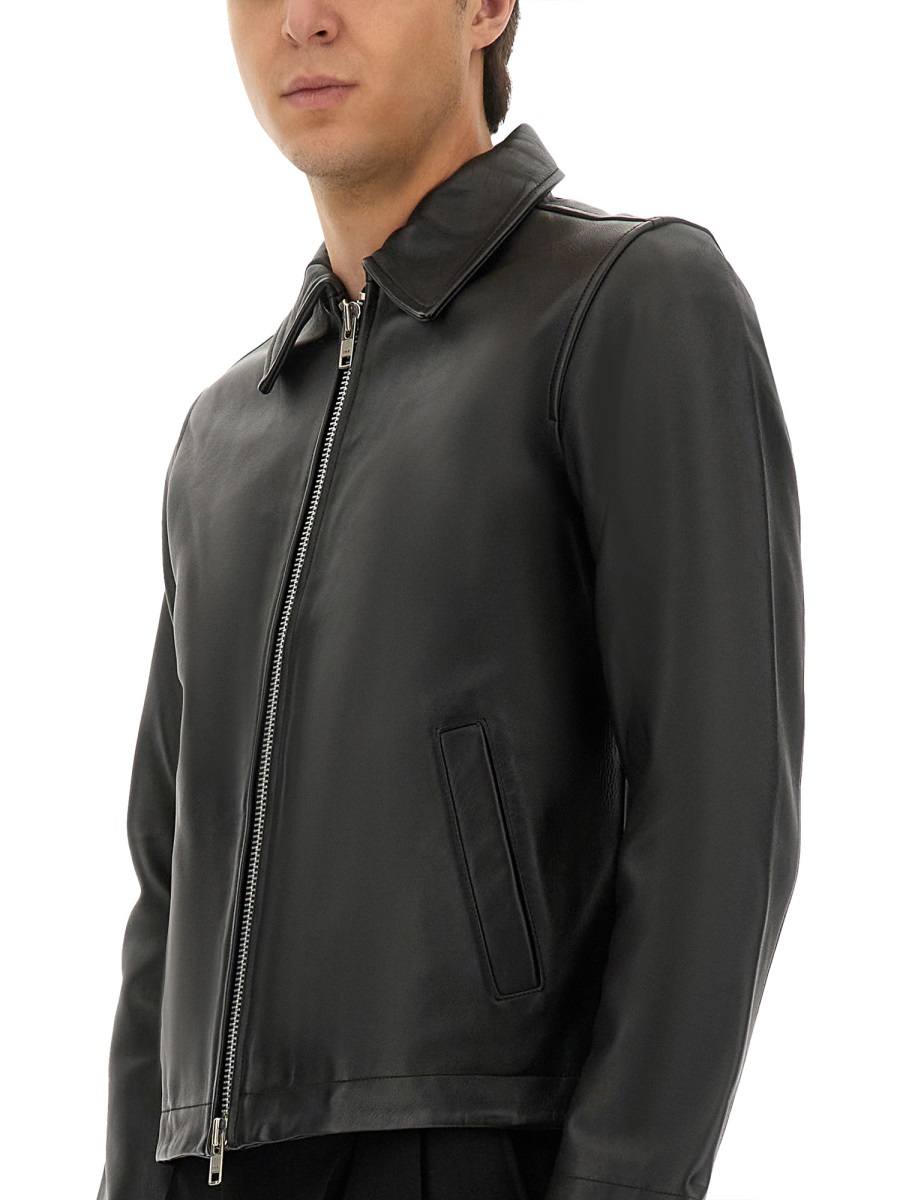 [Sunflower] Leather Jacket FW26 6027_BLACK