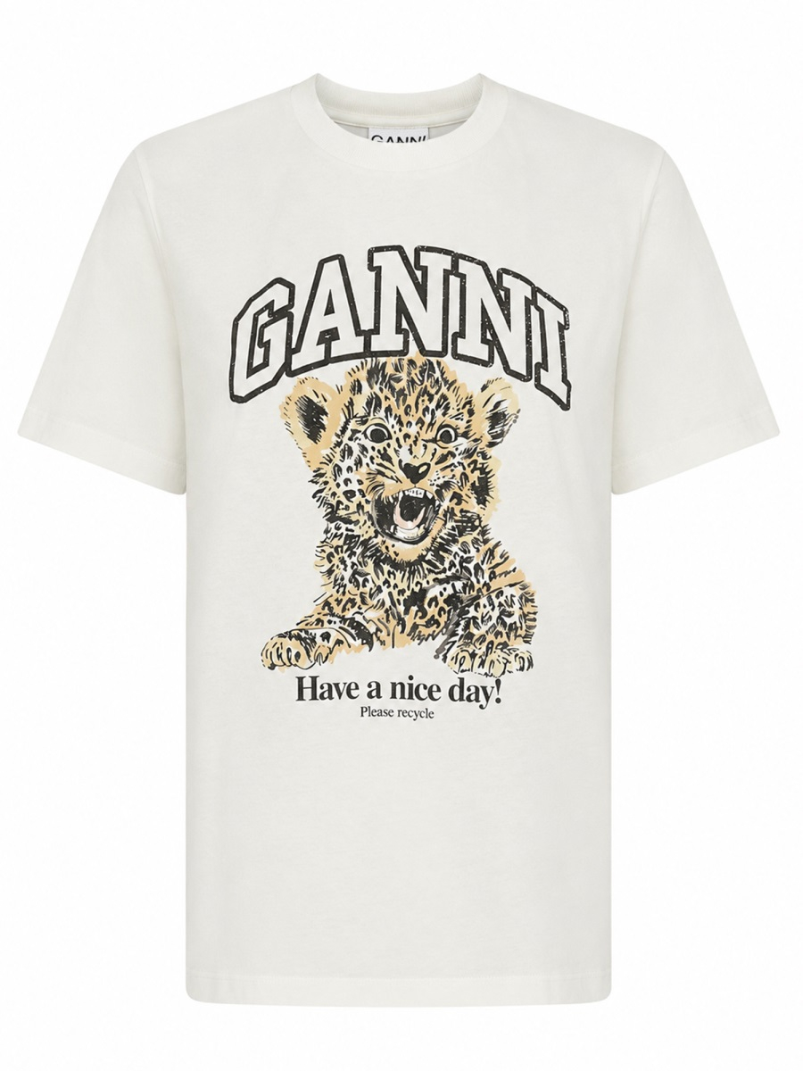 [GANNI] T-shirts Short Sleeve FW26 T4124_943