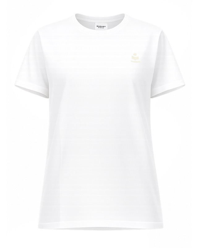 [Marant Etoile] T-shirts Short Sleeve FW26 TS0070FA_A1N98E20WH