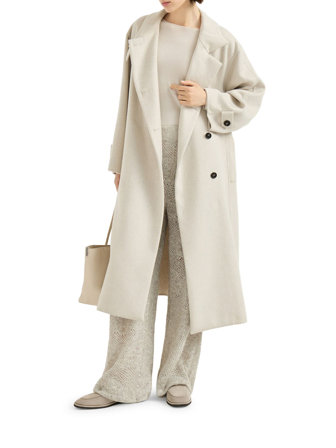 [Brunello Cucinelli] Knitwear FW26 M41800008C9443 WARM WHITE