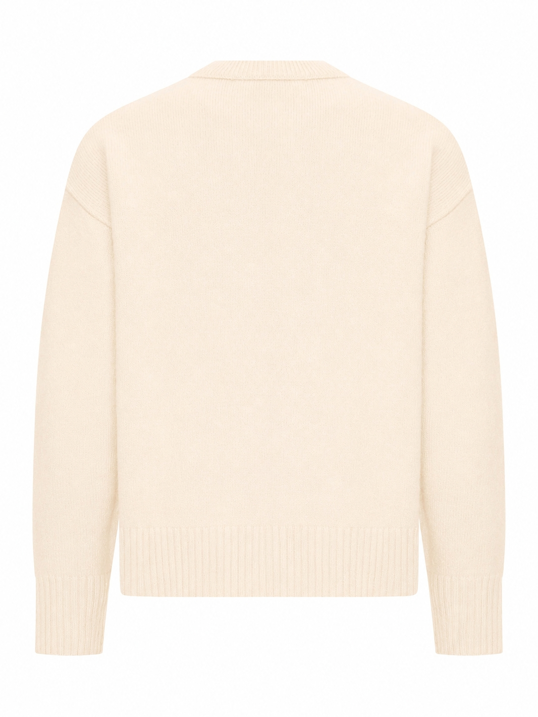 [Ami Paris] Knitwear FW26 UKS838018151 ECRU NOIR