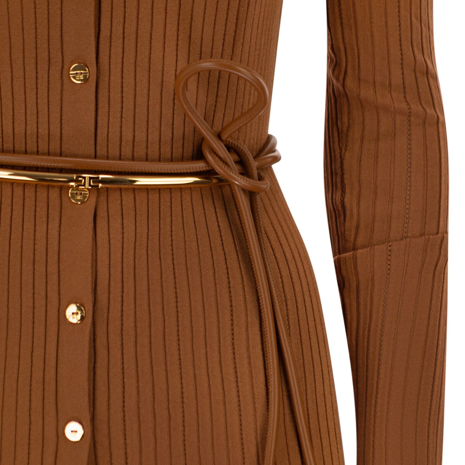 [ELISABETTA FRANCHI] Long sleeve dress SS26 AM15S61E2 600