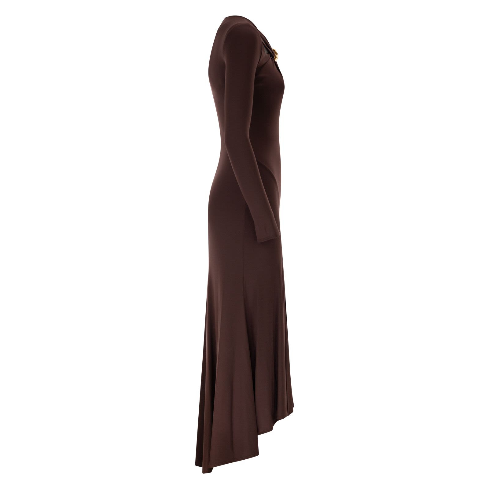 [ELISABETTA FRANCHI] Long sleeve dress SS26 AB88561E2 644
