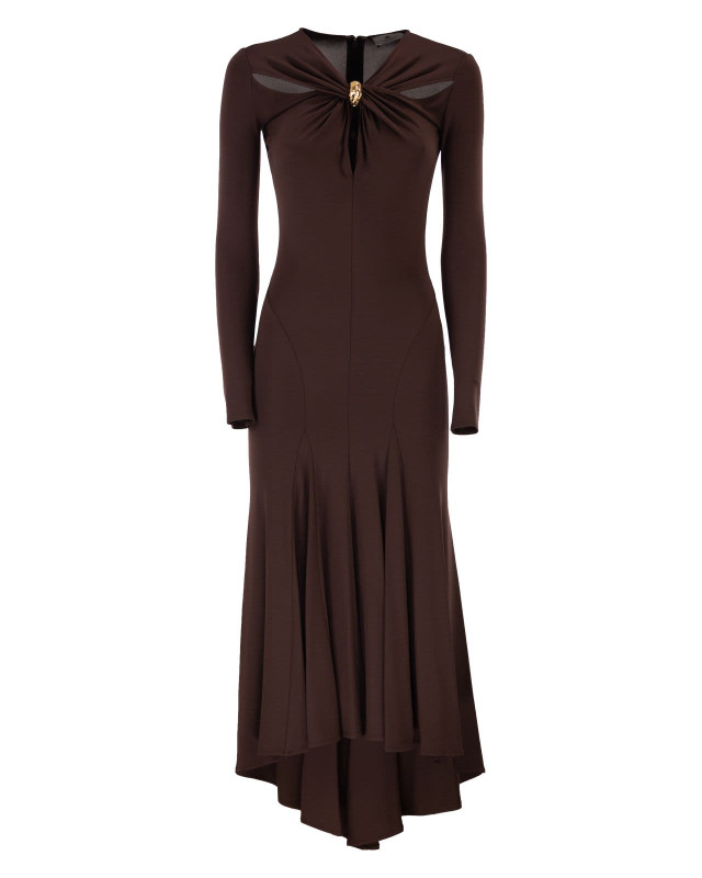 [ELISABETTA FRANCHI] Long sleeve dress SS26 AB88561E2 644