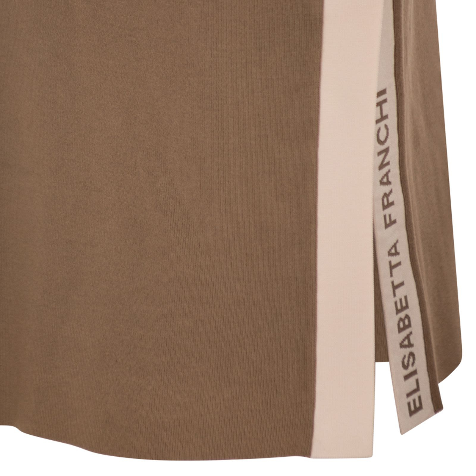 [ELISABETTA FRANCHI] Long skirt SS26 GK27S61E2 727