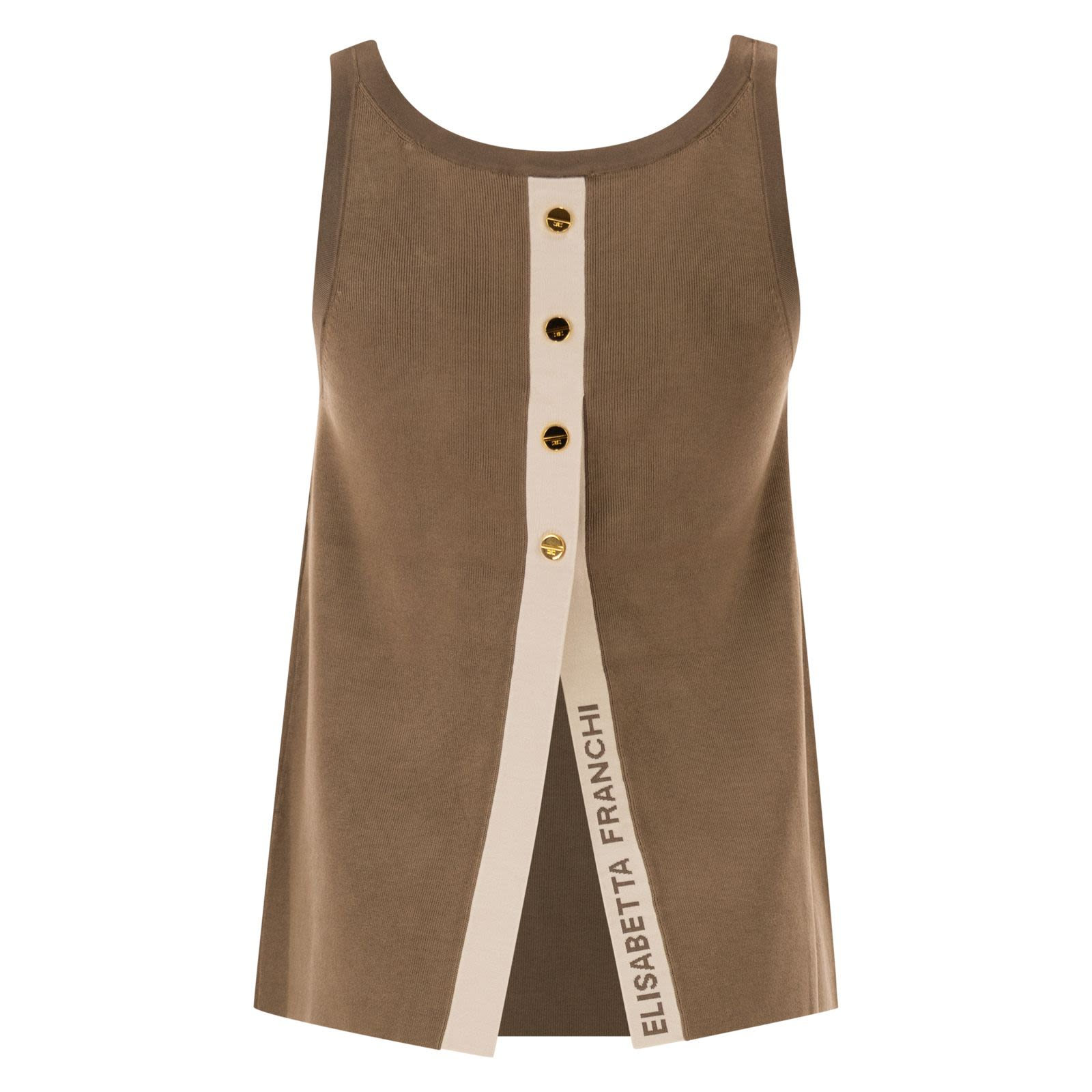[ELISABETTA FRANCHI] Tank top SS26 TK72S61E2 727