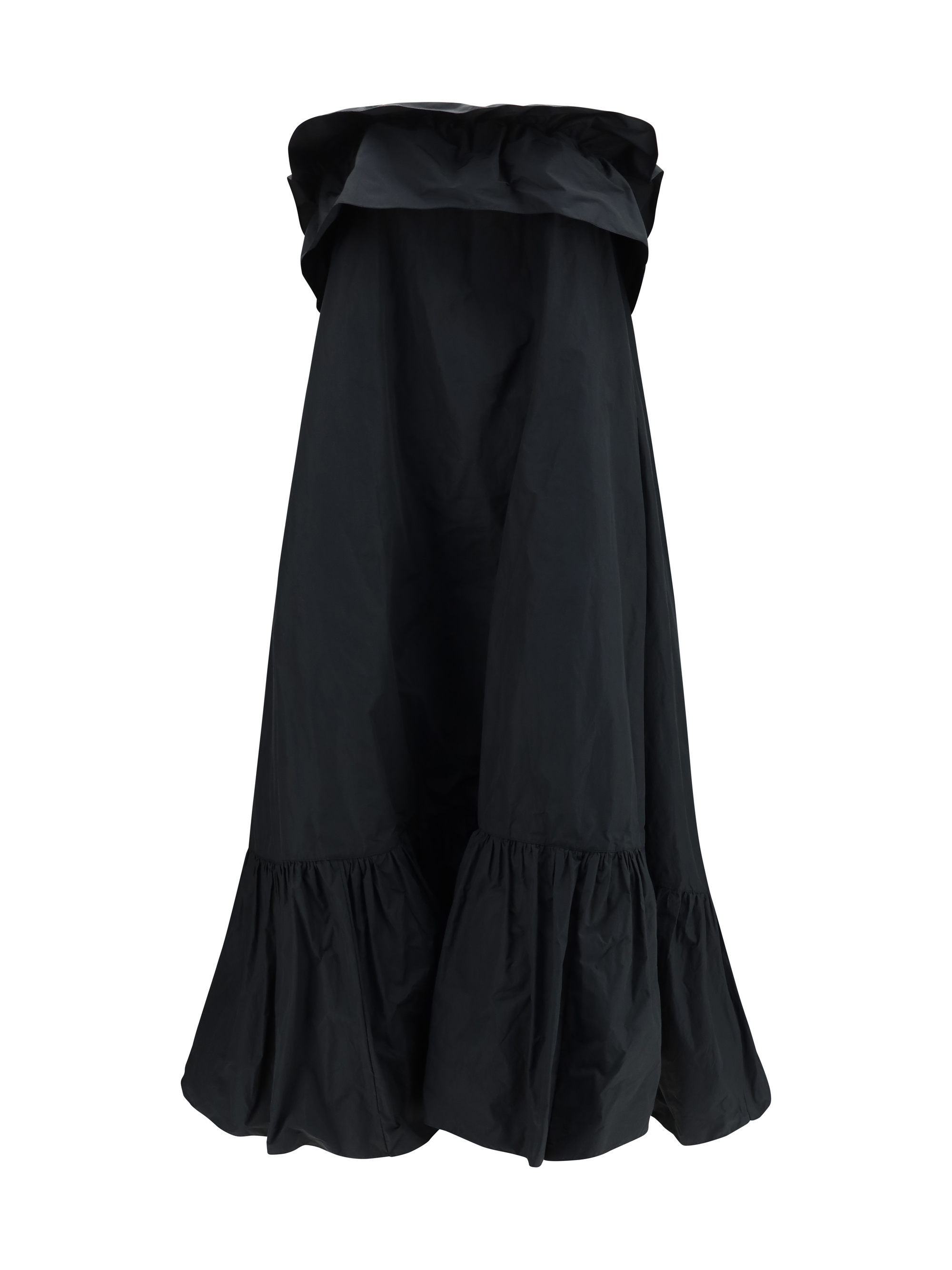 Sleeveless country Dress in technical canvas