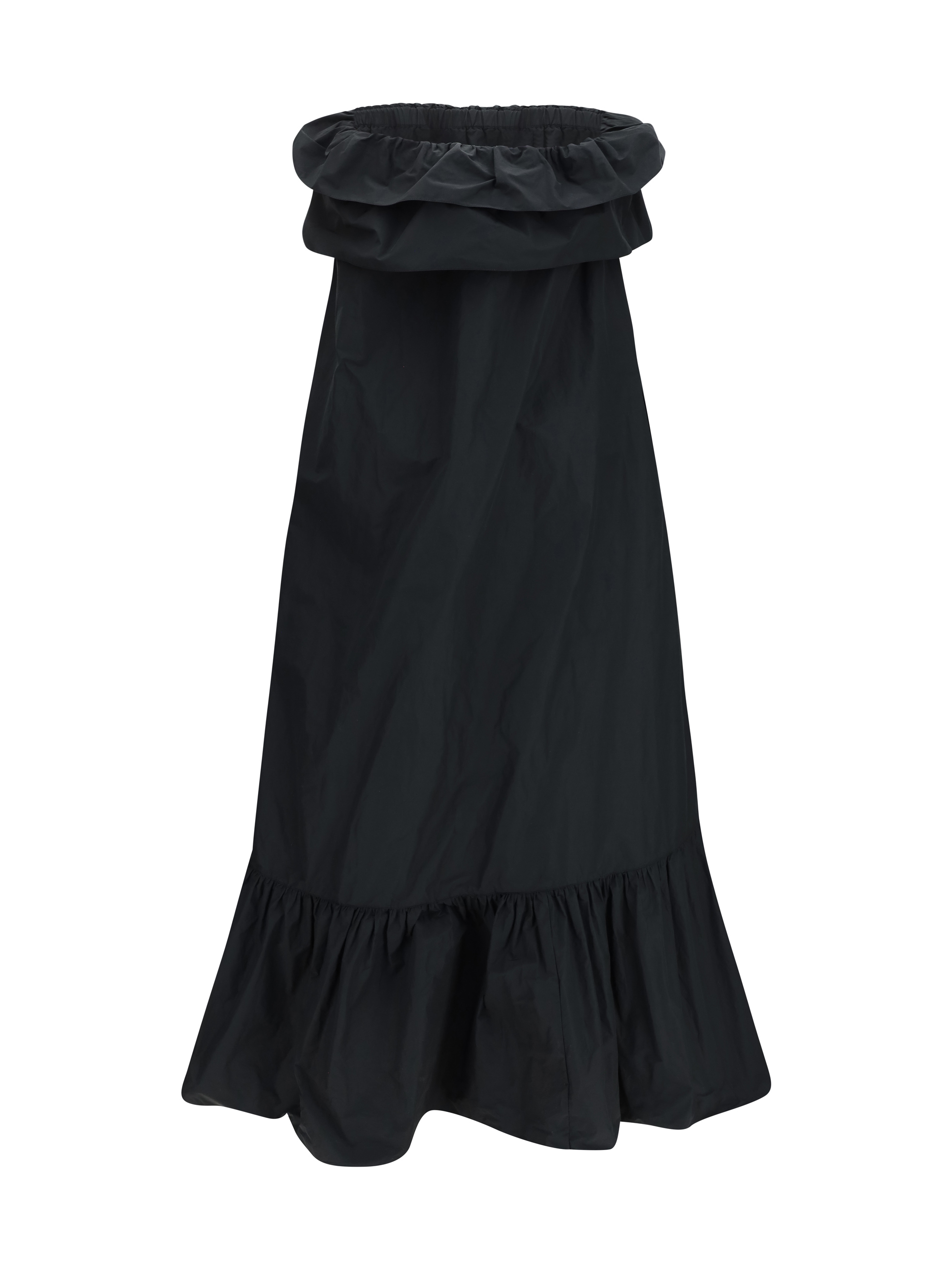 Sleeveless country Dress in technical canvas