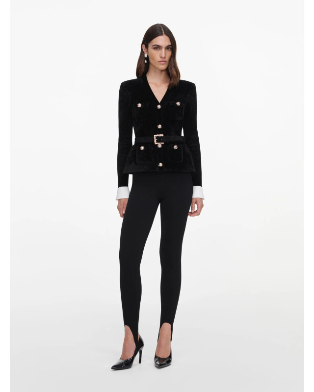 [SELF PORTRAIT] Blouse FW26 AW26099TABBLACK