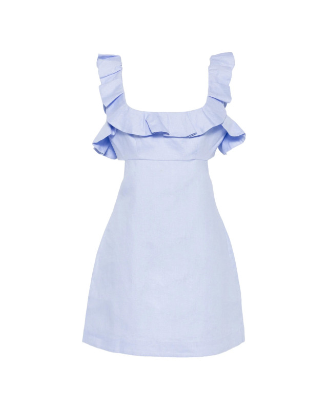 [Zimmermann] Sleeveless dress FW26 5731DSS262SKY