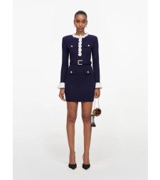 [SELF PORTRAIT] Long sleeve dress FW26 AW26101SNNAVY