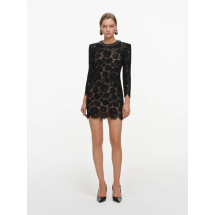 [SELF PORTRAIT] Long sleeve dress FW26 AW26045SBBLACK