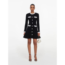 [SELF PORTRAIT] Long sleeve dress FW26 AW26099SBBLACK